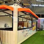 Steel Shed Container Store Prefabricated Building Frame Steel Structure for 20ft
