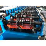 Aluminum Steel Fascia Roof Panel Roll Forming Machine Metal Sheet Self Lock