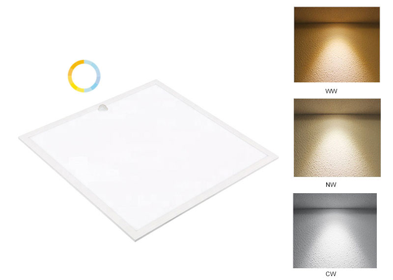 Tuning Backlit Led Panel Light 110lm/W Smart Dimming Color With ETL DLC