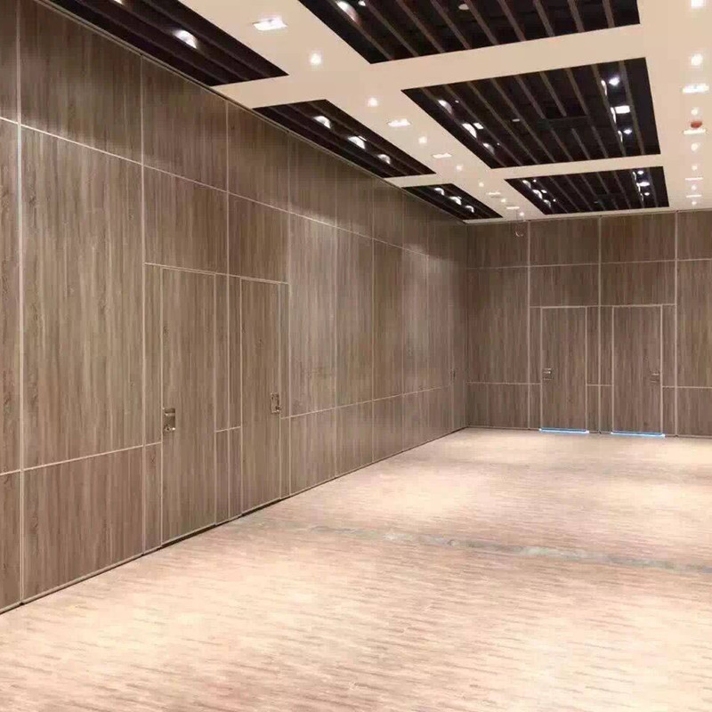 Meeting Room Folding Partition Walls With Pass Through Door Access