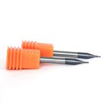 Solid Carbide 2 Flute Ball Nose End Mill 1mm HRC 50 For Steel Cnc Cutting Tools