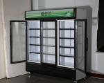 Commercial Vertical Glass Door Freezer Cold Energy Drink Beverage Display