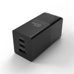 QC4.0 PD3.0 GaN Fast Charger USB C 3 Port 65W For IPhone 12 Pro Max Macbook