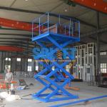 CE 1T 4M Lightweight Scissor Lift Table For Cargo Moving