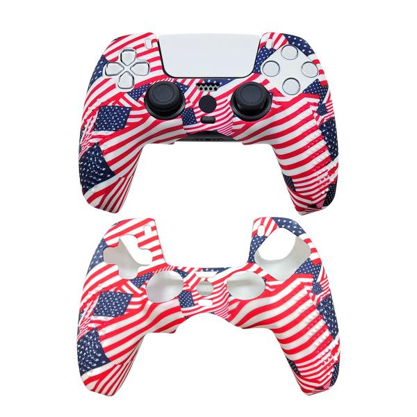 Water-Transfer Print PS5 Silicone Controller Skin Multi Colors Silicone Case For
