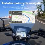 GRANDnavi 5.5inch Portable CarPlay Monitor Motorcycle Navigation Device