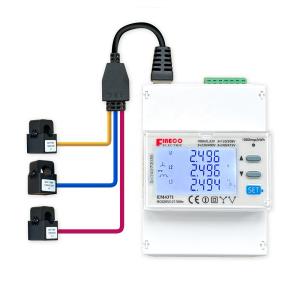 Wholesale Accuracy Class 0.33V EM4371 Three Phase Digital Energy Meter for Rogowski Coil Meter from china suppliers