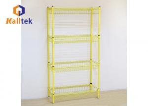 Wholesale 120kgs/Layer Chrome Plated Metal Wire Display Rack ODM from china suppliers