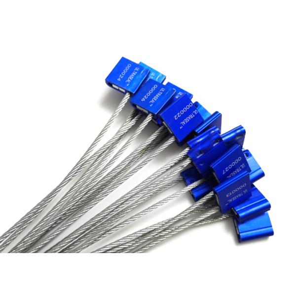 3.5mm Diameter High Security Cable Seals For Containers Laser Print