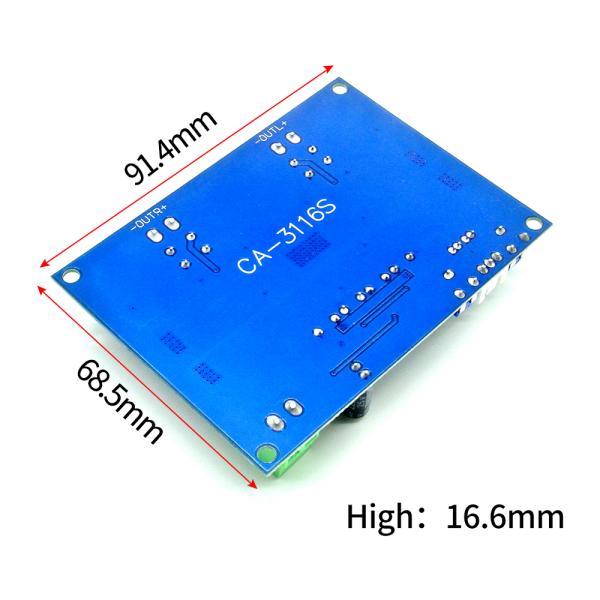 120W Dual Channel Digital Audio Amplifier Board TPA3116D2 for DC 12V-24V