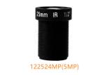 1/2" 25mm 5Megapixel M12x0.5 mount low-distortion IR board lens