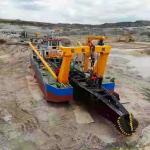 Malaysia High Capacity 28inch Cutter Suction Dredger with 736kw Auxiliary Engine