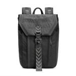 PU Leather Travel Men Business Backpack With Physiological Curve Back