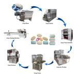 500-1000KG/H Solid Dishwash Bath Bar Soap Maker Machine for Toilet/Laundry Soap