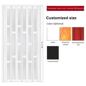 Wholesale Top Track PVC Bathroom Sliding Door Easy Installation PVC Foldable Doors from china suppliers