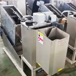 Auto Slurry Dewatering Sewage Treatment Sludge Screw Filter Multi Multiple Disc