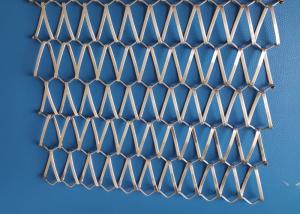 Wholesale SS304 Sprial Weave Metal Conveyor Belt Mesh 12mm 36.5mm Spiral Pitch from china suppliers