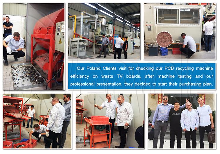 PCB E Waste Gold Recovery Machine 200kg/H-1000kg/H Low Noise