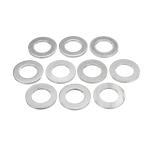 White Zinc-Plated Plain Washers Flat Gasket Washer Carbon Steel JIS/ASTM WPB