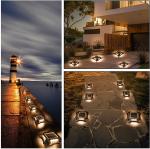 Aluminum Outdoor Solar Deck Light Decorative Garden Led Step Light Dock Light