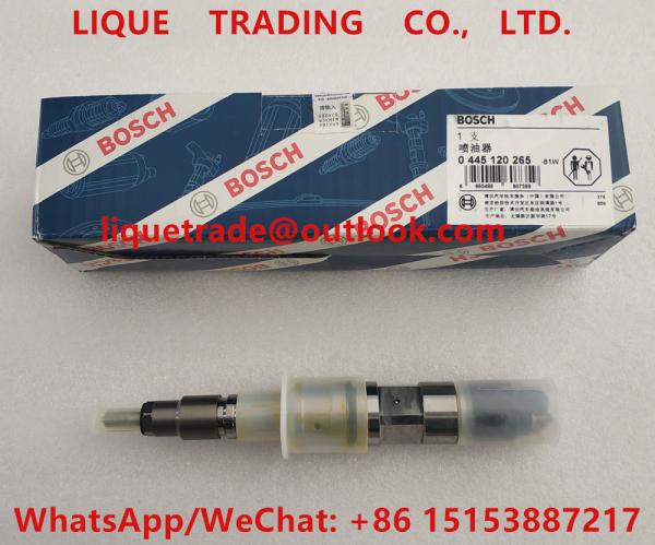BOSCH common rail injector 0445120265 , 0445120086 , 612630090001 for WEICHAI 0