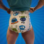 Unisex Ultra Soft Adult Disposable Incontinence Diaper with 3D Leak Prevention