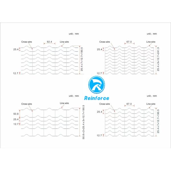 Hot Dip Galvanized Buried Pipeline Reinforced Welded Mesh