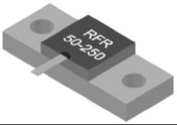 Wholesale 50 Ohm 250w DC 2.5GHz 9.5*9.5mm Flange Resistors 1.20 VSWR from china suppliers