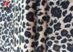 100% Polyester Velvet Fabric / Animal Printed Faux Velvet Fabric All Colour