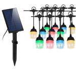 Outdoor Holiday Party Solar String Light with 2700K Color Temperature and 50lm