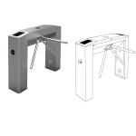 304 Stainless Steel Digital Tripod Turnstile Pedestrian Access Control System