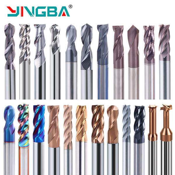 Manufacturer Customizable Carbide CNC Wood Cutter End Mills Metal Wood Milling Cutter Bit for CNC Machines CarvingTools