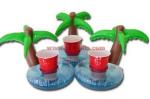 Mini Flamingo Floating Inflatable Coasters Drink Cell Phone Holder Stand Pool