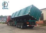 Side Dump 3 Axle 40T Semi Trailer Trucks