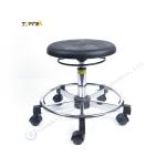Wheel Adjustable Height Black Lab Lift Chair with Aluminum Alloy Foot