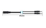 2 female to 1 male 3.5mm Stereo Jack Headphone Speaker Audio Y Splitter Cable