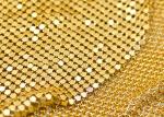 6x6mm Anodized Aluminum Flake Fabric Used For Architecture Decoration