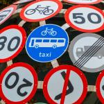Traffic Speed Limit Sign Aluminum Traffic Sign Board Reflective Slow Down Road