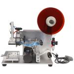 Flat Tabletop Cryo Vial Labeling Machine Semi Automatic Tube Labeler For Carton