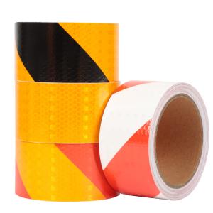 Wholesale PVC Crystal Lattice Self-Adhesive Vehicle Conspicuity Traffic Safety Warning Reflective Tape Extraordinary Stickiness from china suppliers