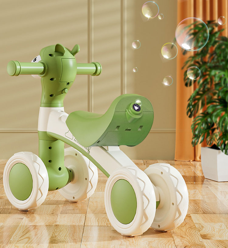 Unisex 12 Inch Toddler Balance Bike for Children's Stroller Handcart Push Bicycle