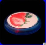 Acrylic Custom Business Gifts Round Party Club Led Coaster Lights Lightweight