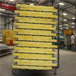 fireproof corrugated glass wool container house sandwich wall panel 1150-50-0