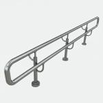 Sturdy Welded Stainless Steel Handrails for Public Facilities