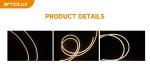 Ultra Thin COB Flexible LED Strip Light Waterproof IP65 For Soft Lighting