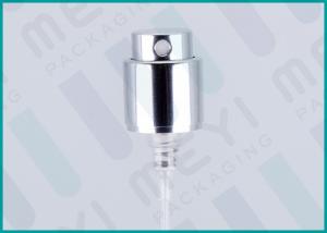 Wholesale Glossy Silver Perfume Pump Sprayer 0.05 - 0.20cc Dosage With Aluminum Collar from china suppliers