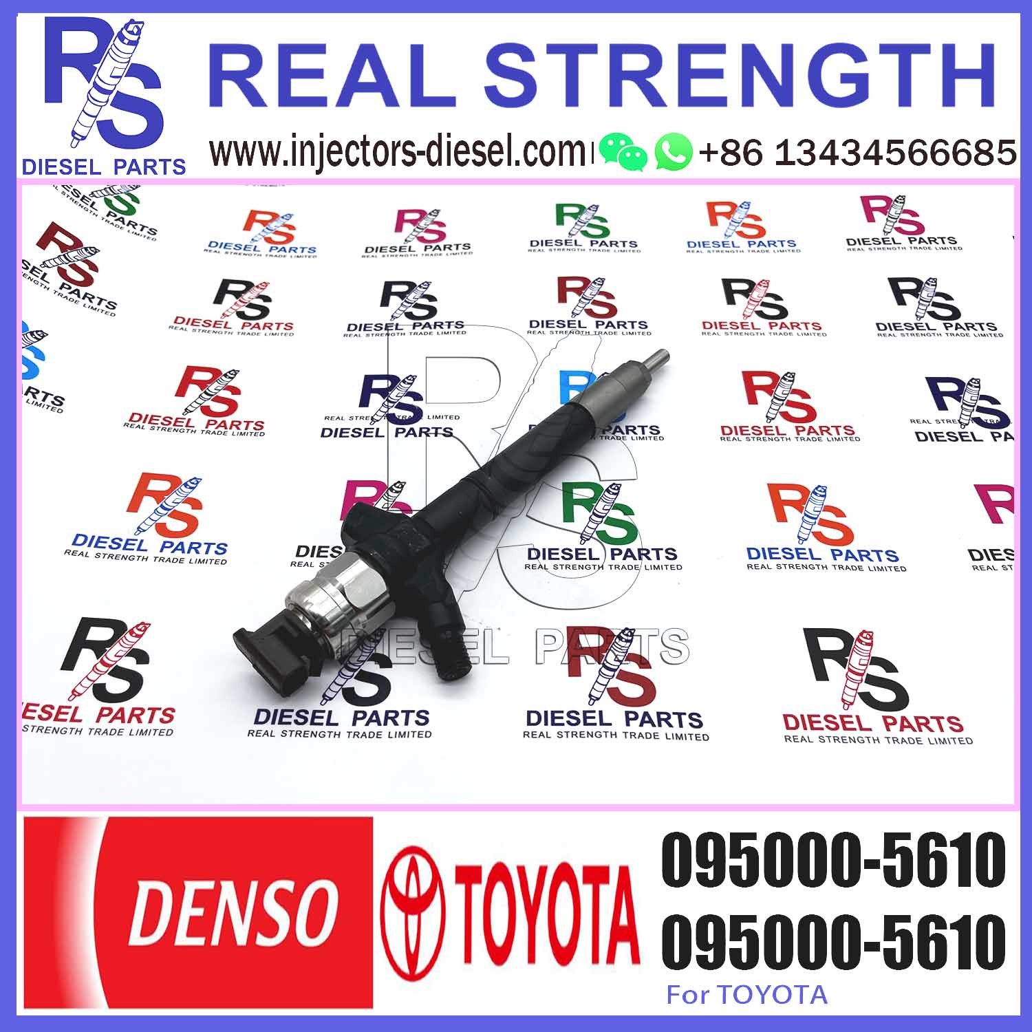 diesel fuel engine injector 095000-5610 23670-0R010 for engine high pressure pump engine injection injector 095000-5610