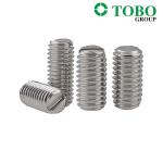Fastening Screws Stainless Steel Din551 Slotted Set Screws With Flat Point Grub