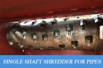 Durable Single Shaft Shredder For Plastic Lumps , Die Material , Big Block
