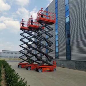 Wholesale 8M 450KG Electric Aerial Scissor Lift , Self Propelled Work Platform CE ISO from china suppliers